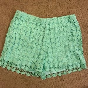Francesca’s Lace Shorts